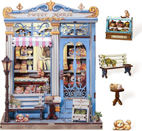 Cutefun Book Nook Kit, Bach Strings Musical Instrument Store - Sweet Marie