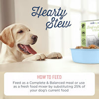 Side by Side Beef & Salmon Stew, Neutral Dog Food for All Breeds, Made of Whole Foods, Every Ingredient Has a Purpose, No Artificial Additives, Fillers, or Gums, Ready to Serve, 12.5 oz, Case of 12