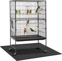 Nuanchu 48 x 48 Inch Large Bird Cage Mat - 30"L x 36"W