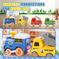 MORECOLL Train Set for Toddlers w/Steam, Music & Lights - image 2