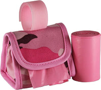 FiveStarPet Purse Style Dispenser with 2 Rolls Made in USA Easy Open - Pink Camo