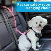 YAOHDAO Dog Seat Belt Harness for Car - Pink - image 2