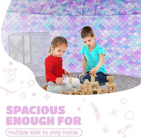 Air Tent for kids Door 77 x 50 in - Mermaid Magic Fort - image 4