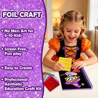 FUNNYB&G Foil Art Craft Kit for Kids - Happy Halloween - image 3