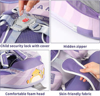 Mambobaby Float with Canopy Size Improved Non Inflatable Infant Baby - Clown Fish Purple - image 4