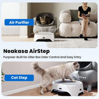 Neakasa M1 Plus Automatic Cat Litter Box with 2-Year Protection Plan – Daily Care for Cats - White - image 2