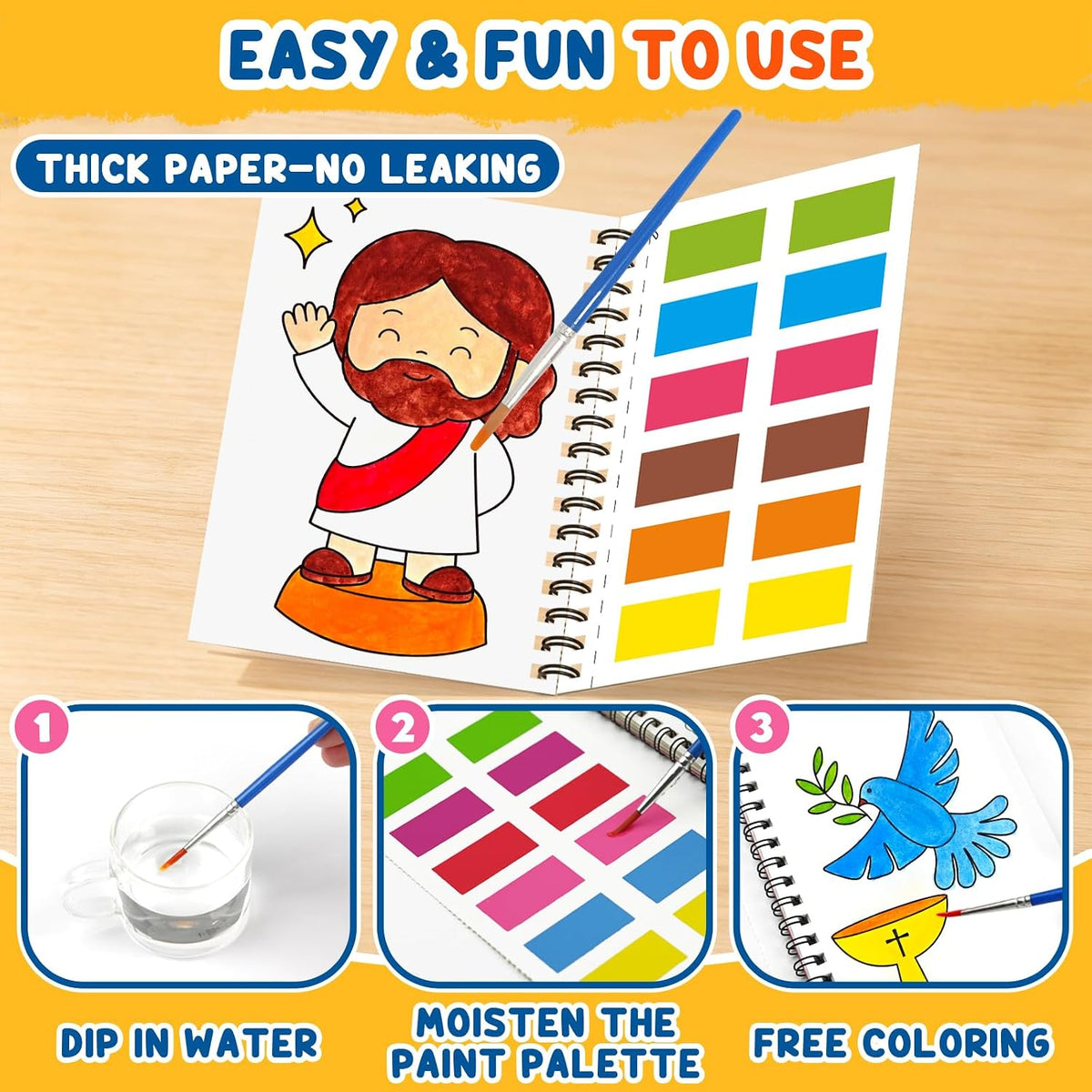 ZMLM 24 Pack Coloring Books - Christian - image 4