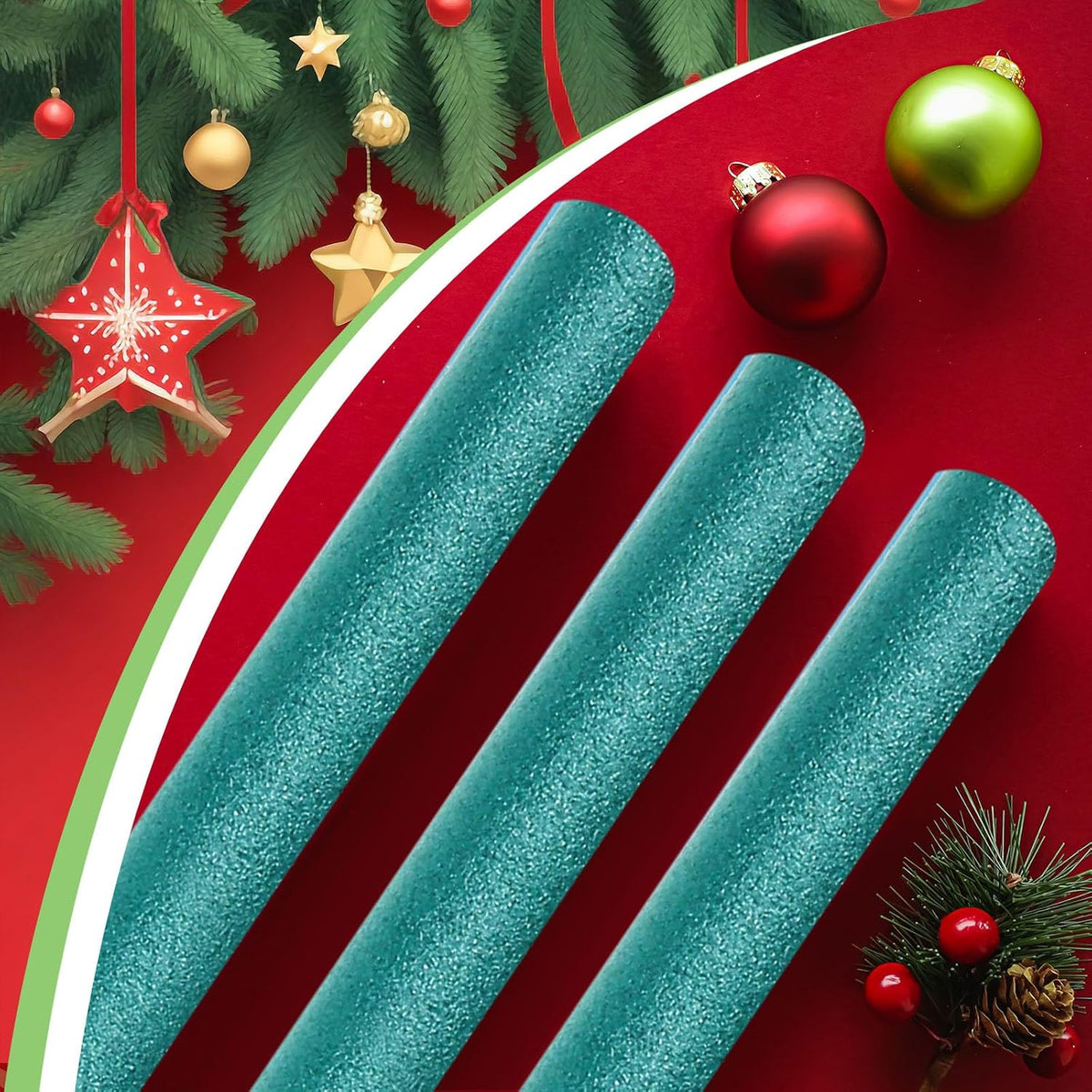 Hanaive white foam pool noodles, 6 pack, 52 inches long with hollow centers - view 27