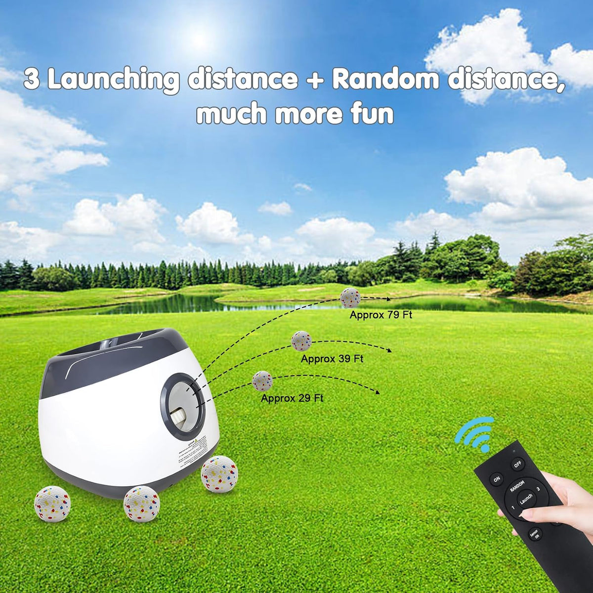 MEKAPLE Automatic Dog Ball Launcher - Silver Grey - image 3