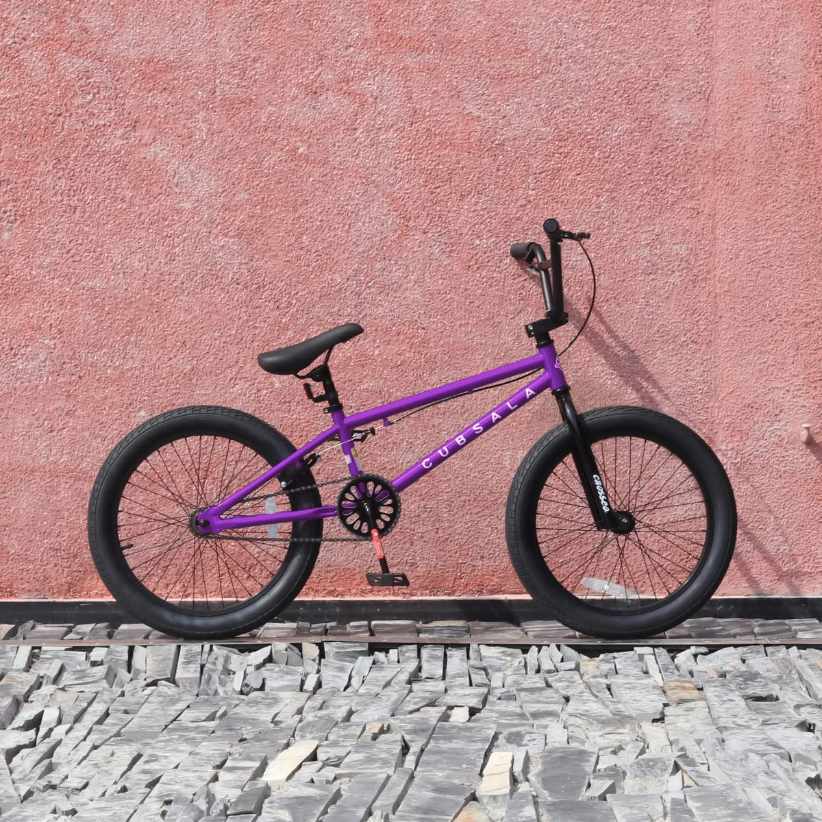 cubsala Crossea 18 20 Inch Kids Freestyle BMX Bike for 5-13 Years Old – Fun for Kids & Family - Purple & Black / 18 Inch / Without Pegs - image 4