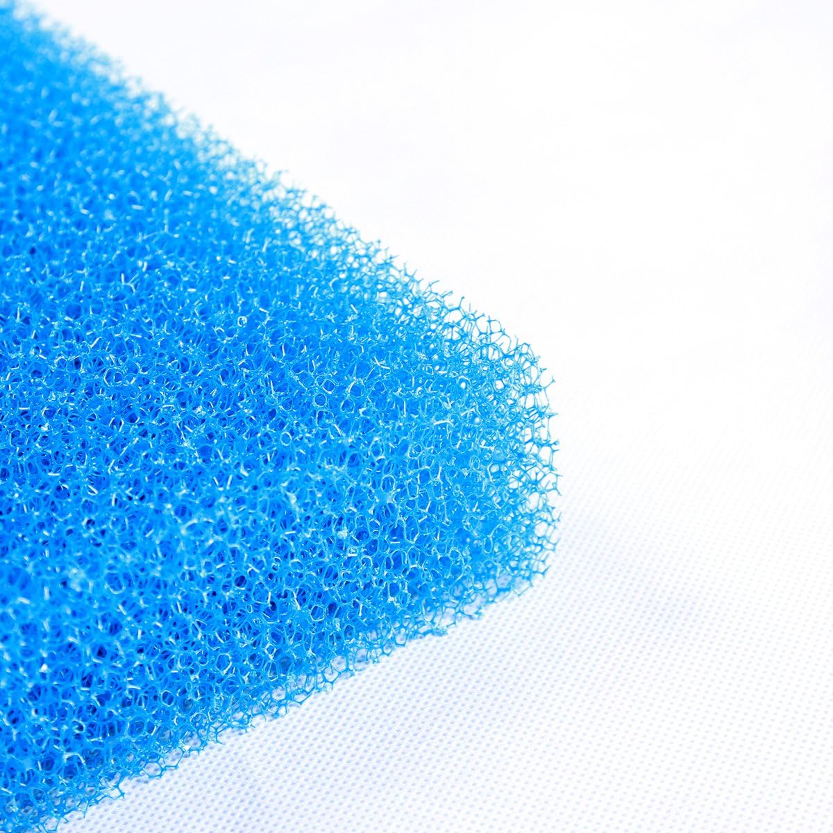 AQUANEAT Aquarium Filter Sponge Open Cell Foam Sheet Bio Sponge - 11" Lx 10.25"W x 2"H (Pack of 2) / Blue - image 2