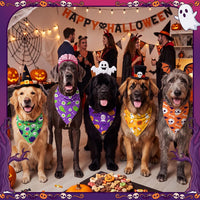 50 Pcs Halloween Dog Bandanas Bulk - 31.5 x 21.7 x 21.7 Inch / Halloween / 100 - image 4