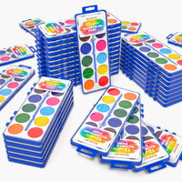 Shuttle Art 30 Pack Watercolor Paint Set Bulk - 12 Colors 60 Pack