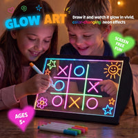 Marvin's Magic Glow Art Pink Drawing Board, 36 Light Effects - Black - image 4