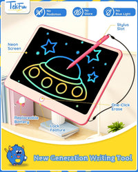 TEKFUN 3 Pack LCD Writing Tablet for Kids, Educational Kids - Pink / 9"W x 10.6"H / 1 - image 3