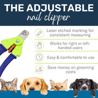 Zen Clipper Precise Dog Nail Clippers, Adjustable Safety Blade - Junior - image 4