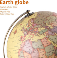 TTKTK Illuminated World Globe for Adults & Kids with Wooden Stand - image 2