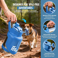 PupFlask Pro Portable Insulated Dog Water Bottle - Blue / 50 Ounce - image 3