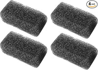 FEDOUR Submersible Aquarium Internal Filter, Filter with Water Pump for Fish Tank up to 35 Gallon (Sponge 4pcs for 8W)