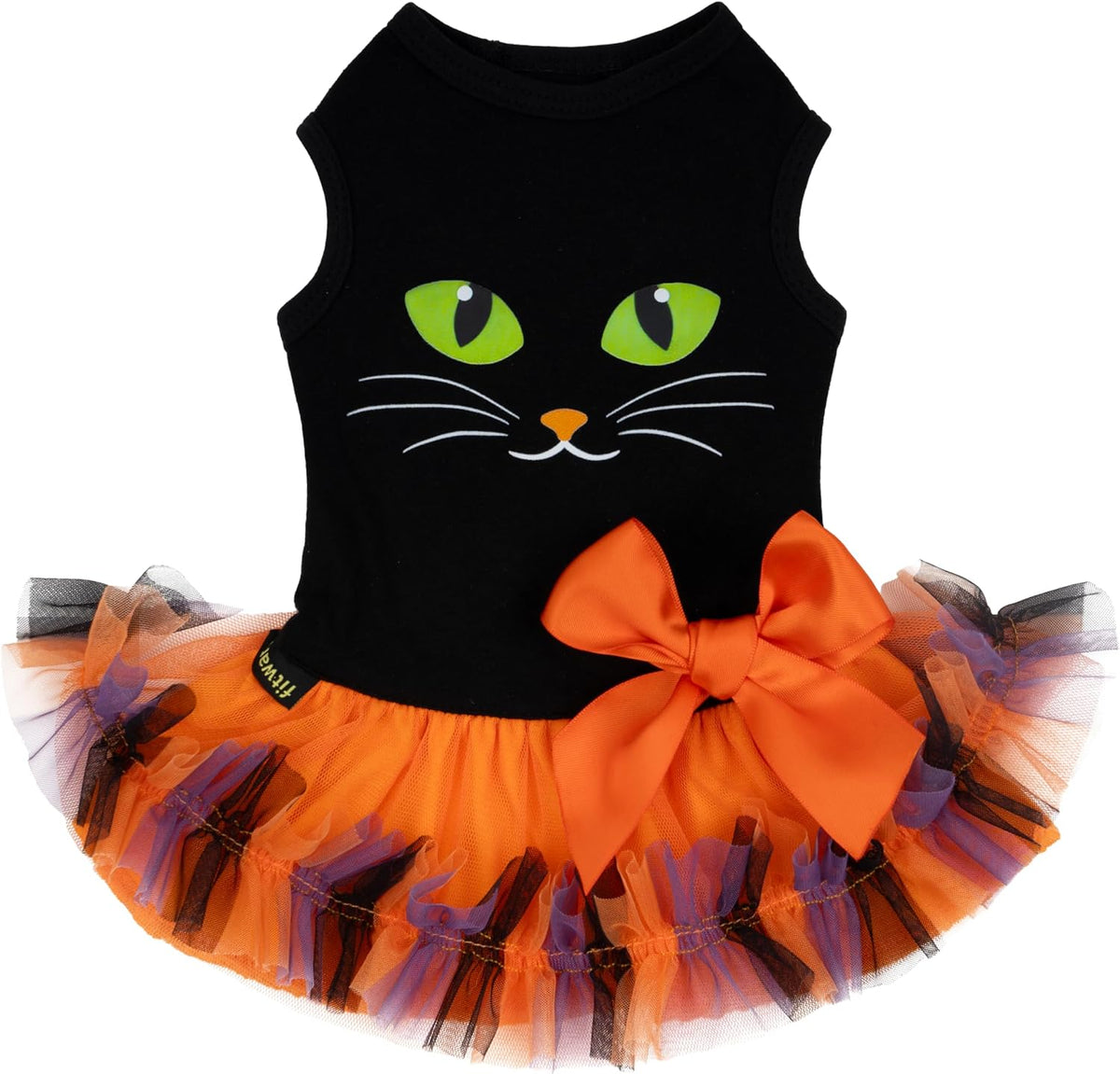Fitwarm Halloween Skeleton Dog Dress - XX-Small / Spooky Cat