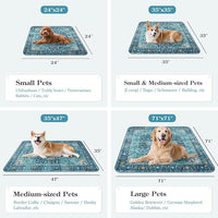 HAOCOO Washable and Reusable Pee Pads for Dogs,(1 Pack) 6Ft x 6Ft Super Absorbent Puppy Training Pads, Blue Waterproof Leak-Proof Whelping Pads Non-Slip Potty Pads for Pet Housebreaking
