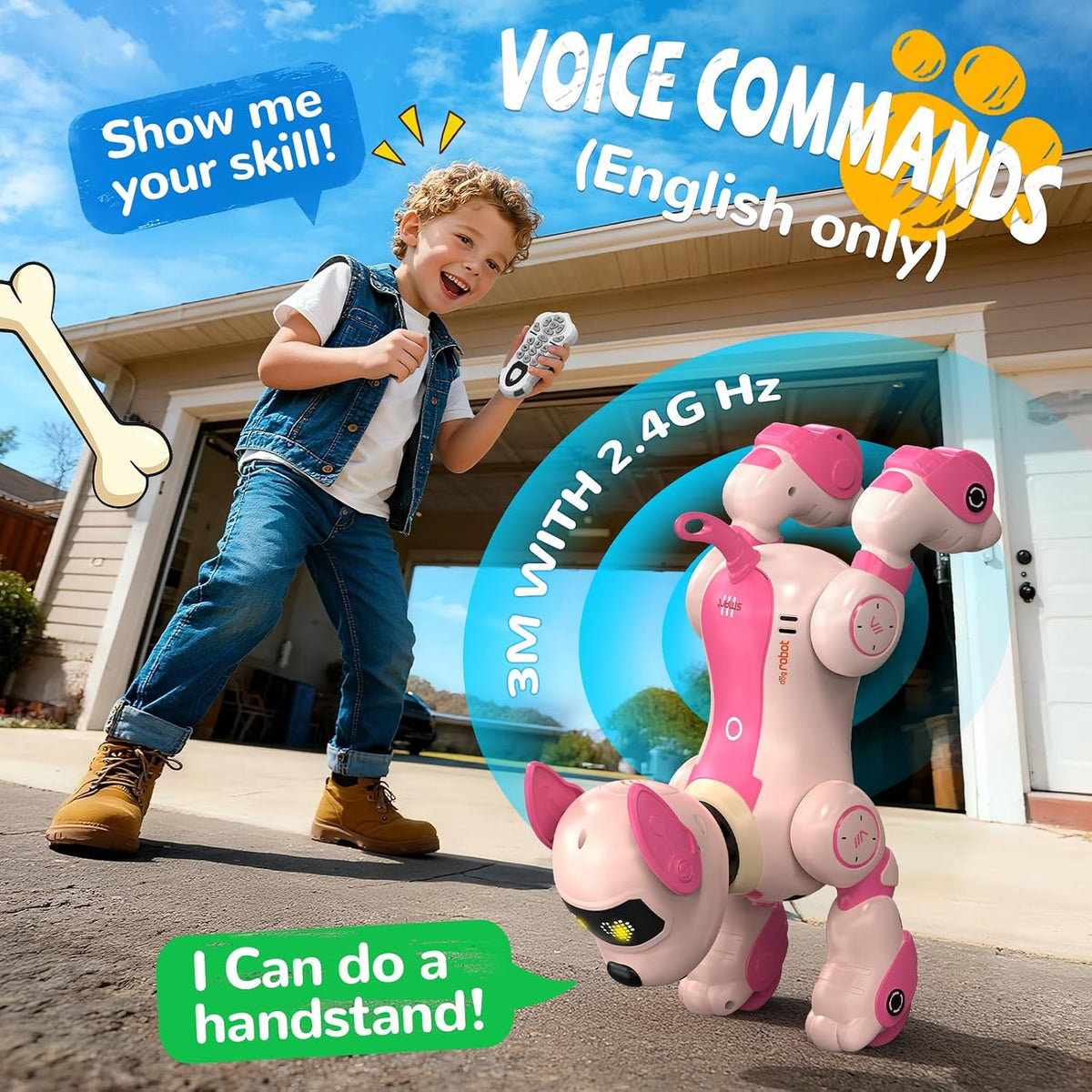 anysun programmable remote control robot dog toy for kids - view 19