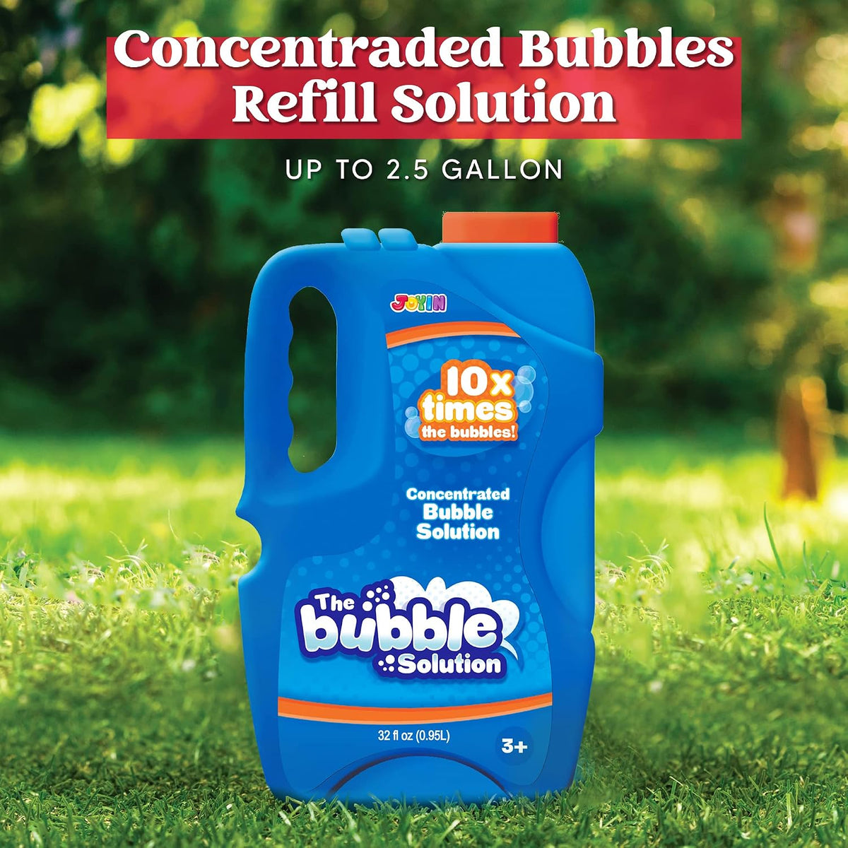 JOYIN 32 OZ Concentrated Bubble Solution for Bubble Machines - Blue - image 2