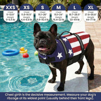Doglay dog life jacket with bright colors and reflective strips for swimming and boating - view 2