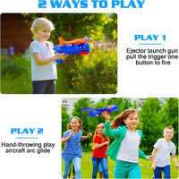 LJZJ 3pk LED Foam Plane Launcher - 6 Planes (2 Launchers) - image 3
