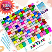 ARTPAR Air Dry Clay for Kids - 156 Colors - image 2