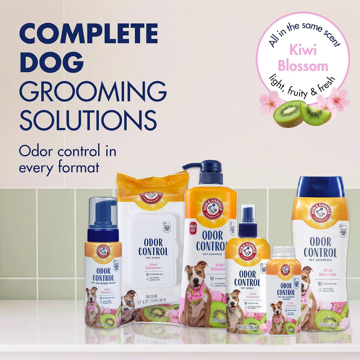 Arm & Hammer Deodorizing Dog Shampoo - Kiwi Blossom / 20 Fl Oz (Pack of 2) - image 2