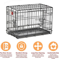 LifeStages by MidWest 36-Inch Double Door Crate, M-L Breeds - Double Door / Fits 22-inch Crate - image 3