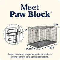 LifeStages by MidWest 36-Inch Double Door Crate, M-L Breeds - Double Door / Fits 48-inch Crate - image 3