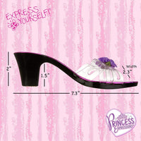 Expressions Toddler Girls Kids 4 Pack Dress Up Royalty Shoes - image 3