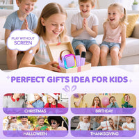 IROO Mini Karaoke Machine for Kids - Light Purple - image 2