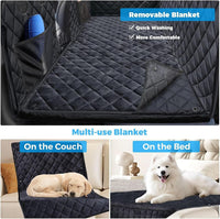 URPOWER Back Seat Extender for Dogs - All Black / XL - Full Size Crew Cab Truck - image 3