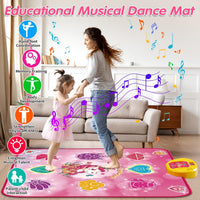 maysida Dance Mat Toy Gift for Kids ages 3-12 - Pink - image 3