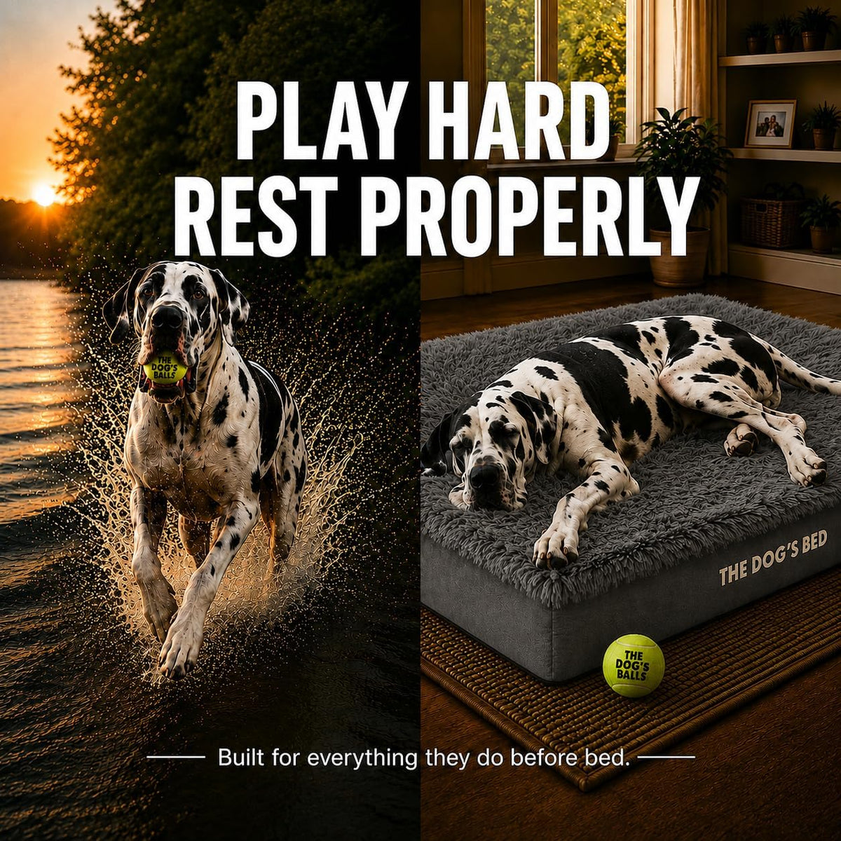 The Dog’s Bed Orthopedic Memory Foam Dog Bed - Grey Fur / XXL Beds (6" deep) - image 2