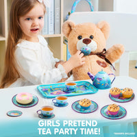 JOYIN Fairy Blossom Tea Party Set for Little Girls - Mermaid - image 4