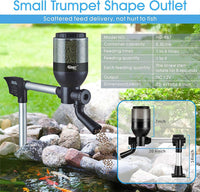 hygger LCD Control Automatic Pond Fish Feeder - image 3