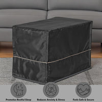 MidWest Homes for Pets Medium Dog Crate Cover - Black / Fits 22 Inch Crate - image 2