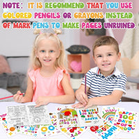 24Pcs Bible Coloring Books Religious Theme DIY Color-in Pages – Fun for Kids & Family - 100th Day of School (White) - image 4