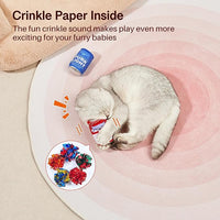 Potaroma Beer-Simulation Cat Toys 2Pcs Catnip Crinkly Sound Toy, Durable Kitten Bite Kicker Toys, Indoor Feline Exercise 4.0 Inches for All Breeds