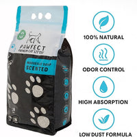 Marseille Soap Scented Cat Litter – 9.6 lb / 5L, Fast Clumping, Natural Odor Absorption, Lightweight Formula, Made with Turkish White Bentonite