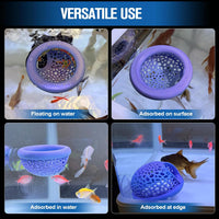 Multi-Functional Betta Hammock Feeding Bed - Rainbow-RedBlue - image 2