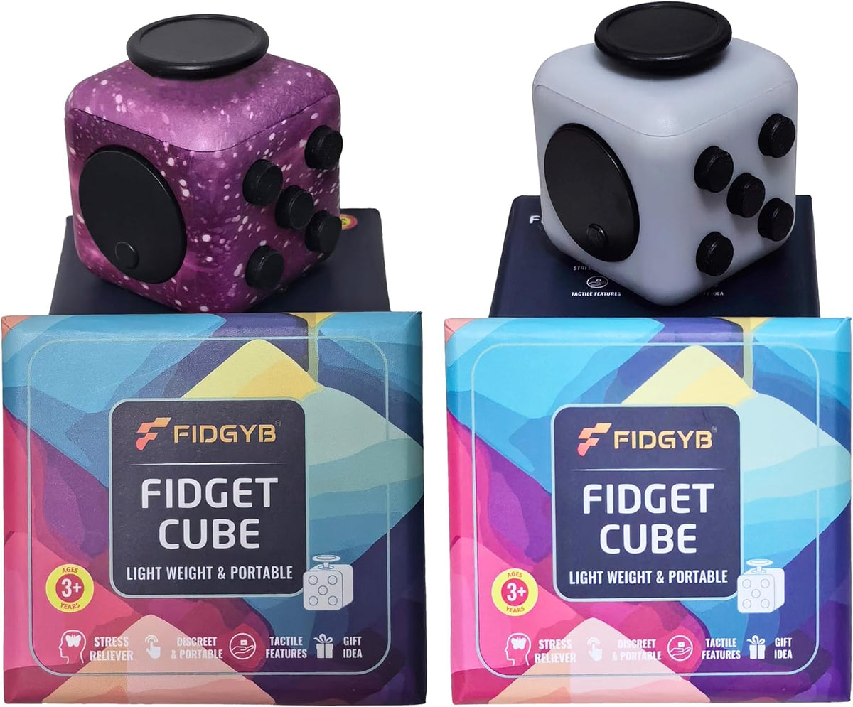 Cube Fidget Toy for Adults & Kids, Smooth - LGB+ST