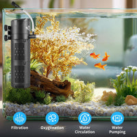 Aquarium Filter, Fish Tank Filter 4-in-1 for 30-80 Gallon Tanks - 8W (for 10-30Gal) - image 3