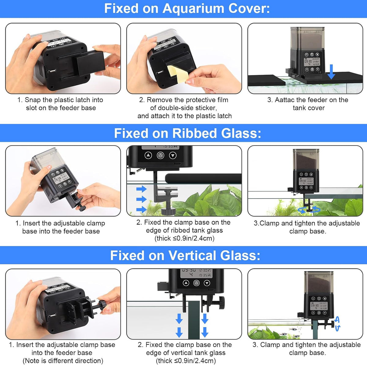 fishkeeper USB Automatic Fish Feeder for Aquarium - 320ML - image 3
