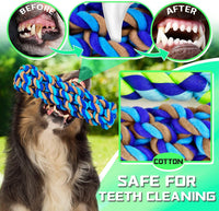 Dog Rope Toy for Large Dogs Heavy Duty Dog Chew Toys for Aggressive - 14 Packs / Large - image 4
