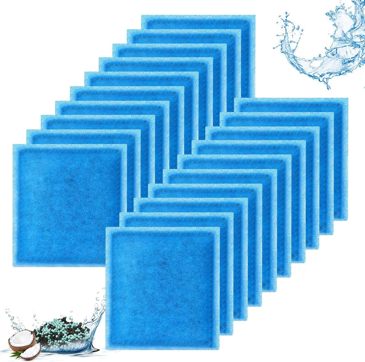 Aquarium Filter Replacement Cartridge - Rite-Size C / Size C-20pcs